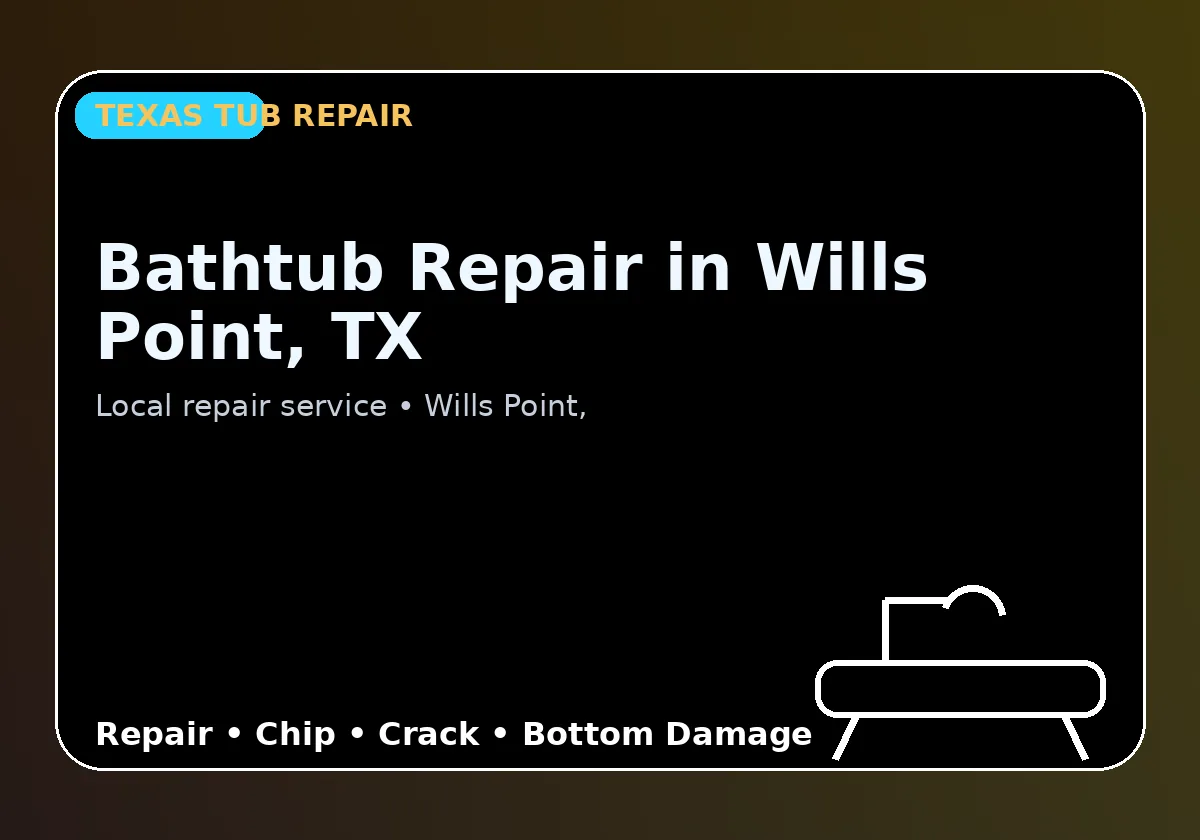 Bathtub Repair in Wills Point, TX